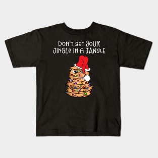 Funny Don't Get Your Jingle in a Jangle Christmas Kids T-Shirt